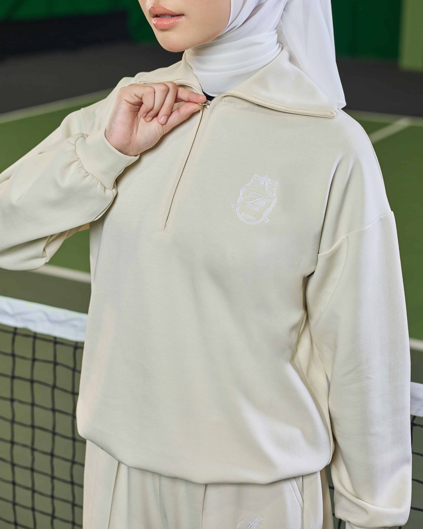 VALERY HALF-ZIP JUMPER (WHEAT)