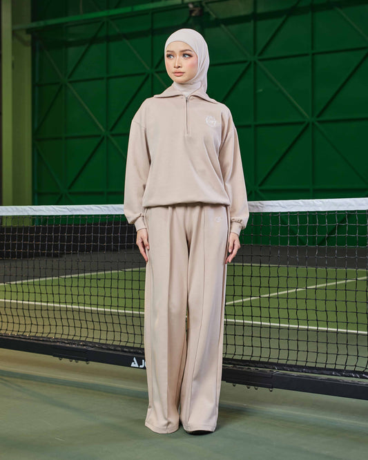 MINOR DEFECT VALERY HALF-ZIP JUMPER (NUDE)