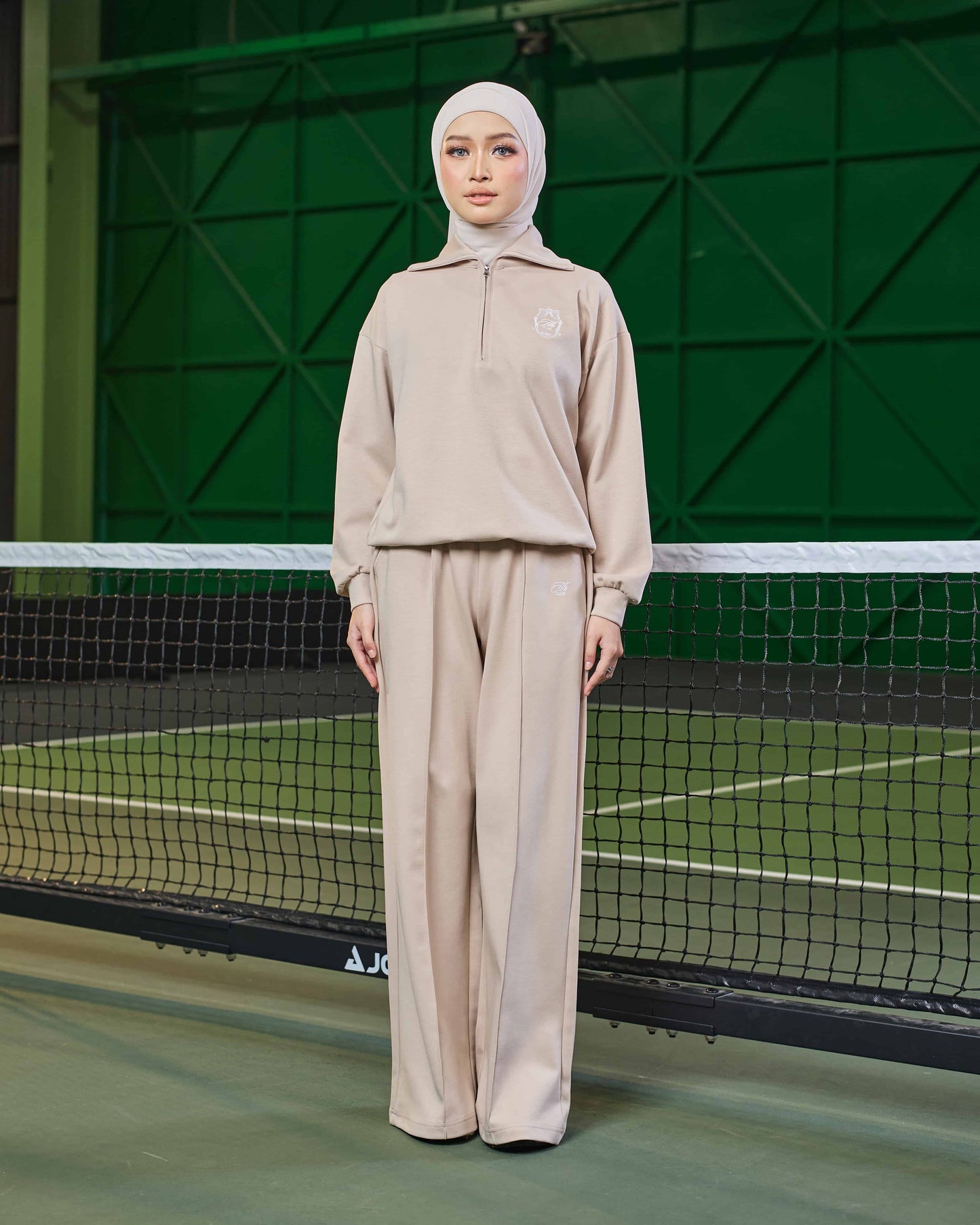 MINOR DEFECT VALERY HALF-ZIP JUMPER (NUDE)