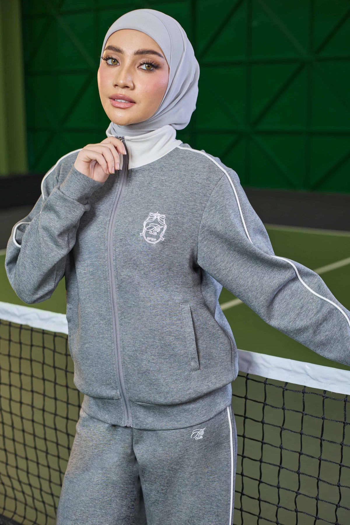 MINOR DEFECT AVERY ZIPPER JUMPER (GREY)