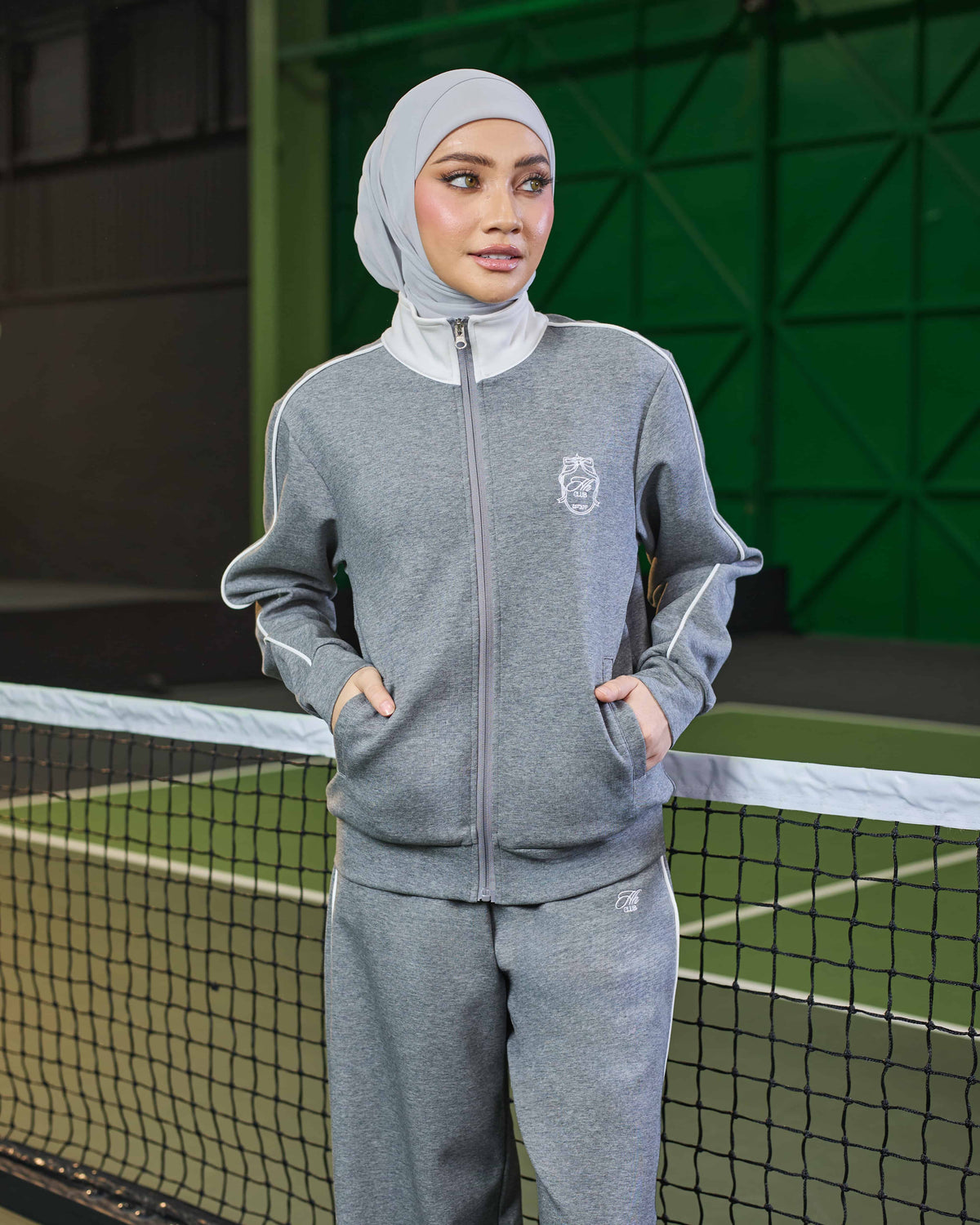 MINOR DEFECT AVERY ZIPPER JUMPER (GREY)