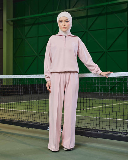 VALERY HALF-ZIP JUMPER (PINK)