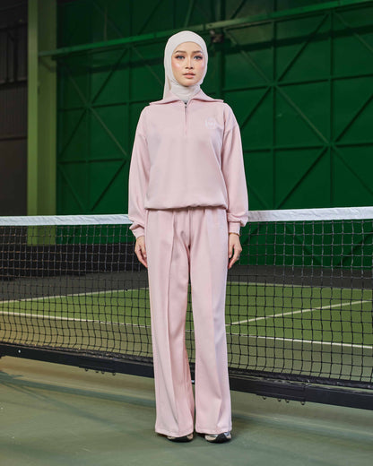 VALERY HALF-ZIP JUMPER (PINK)