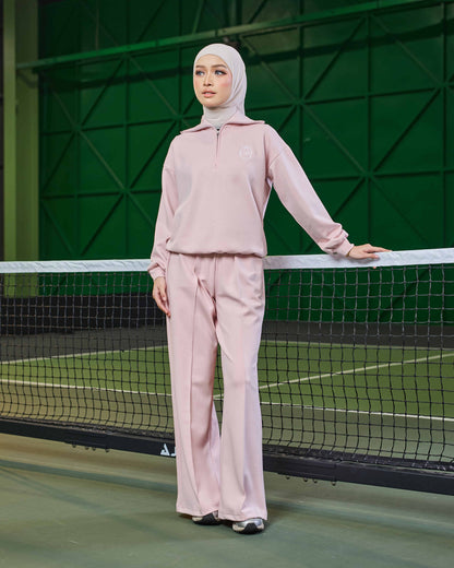 VALERY HALF-ZIP JUMPER (PINK)