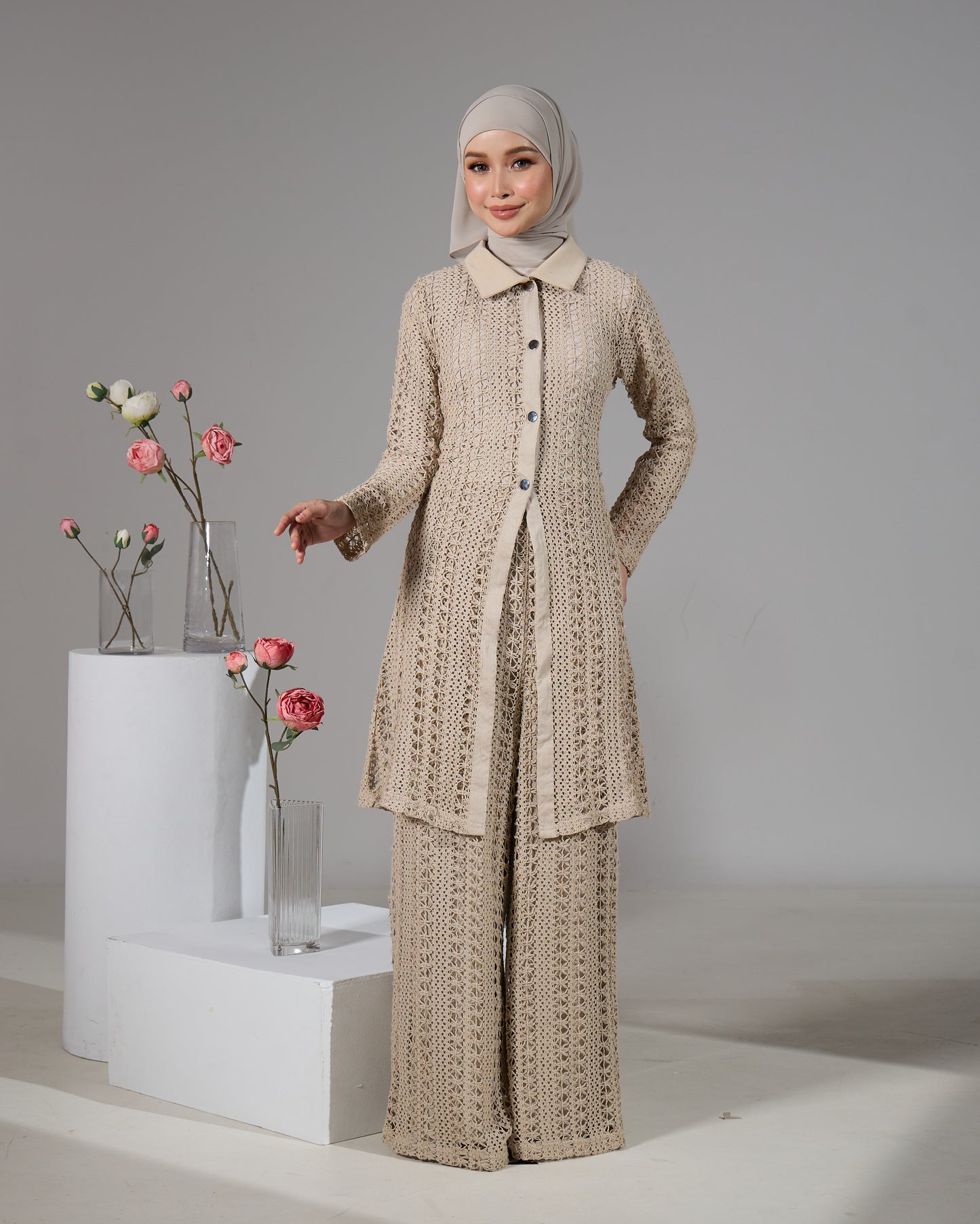 KATRIS KNIT SET (HAZEL)