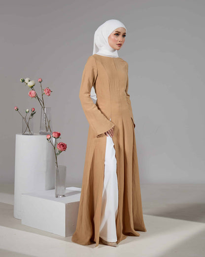 VELORA DRESS (SAND)
