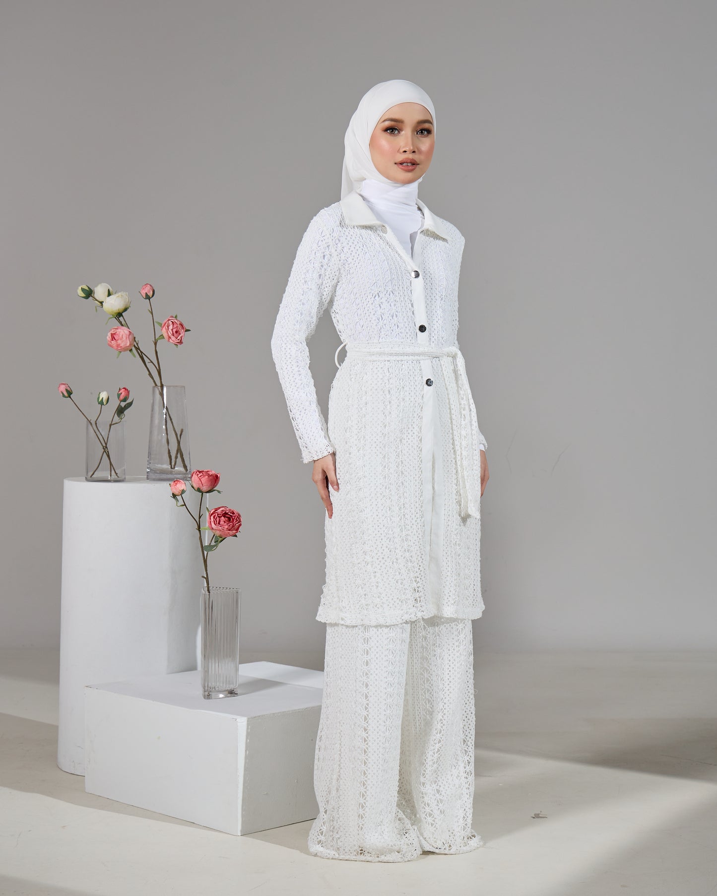KATRIS KNIT SET (OFF WHITE)