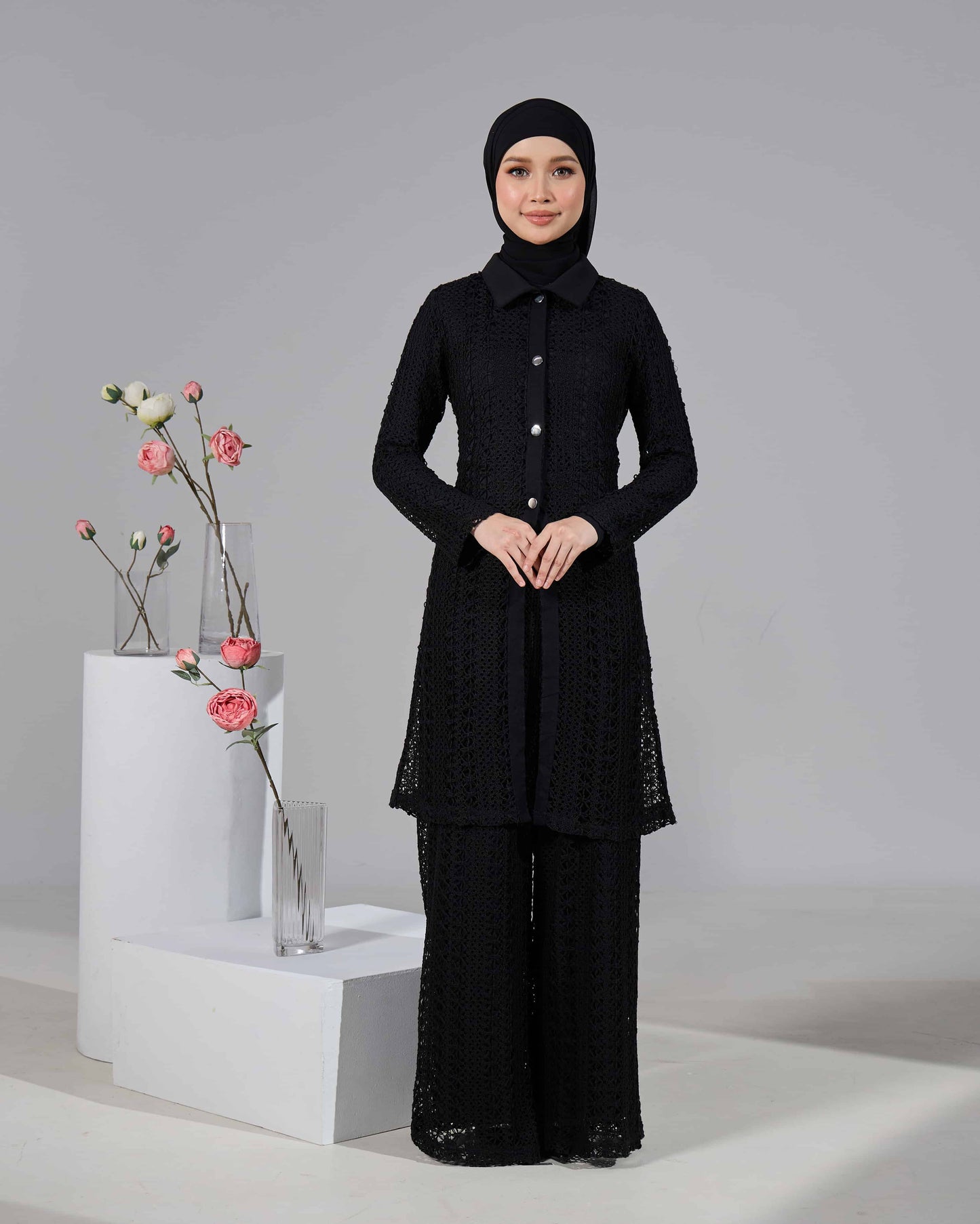 KATRIS KNIT SET (BLACK)