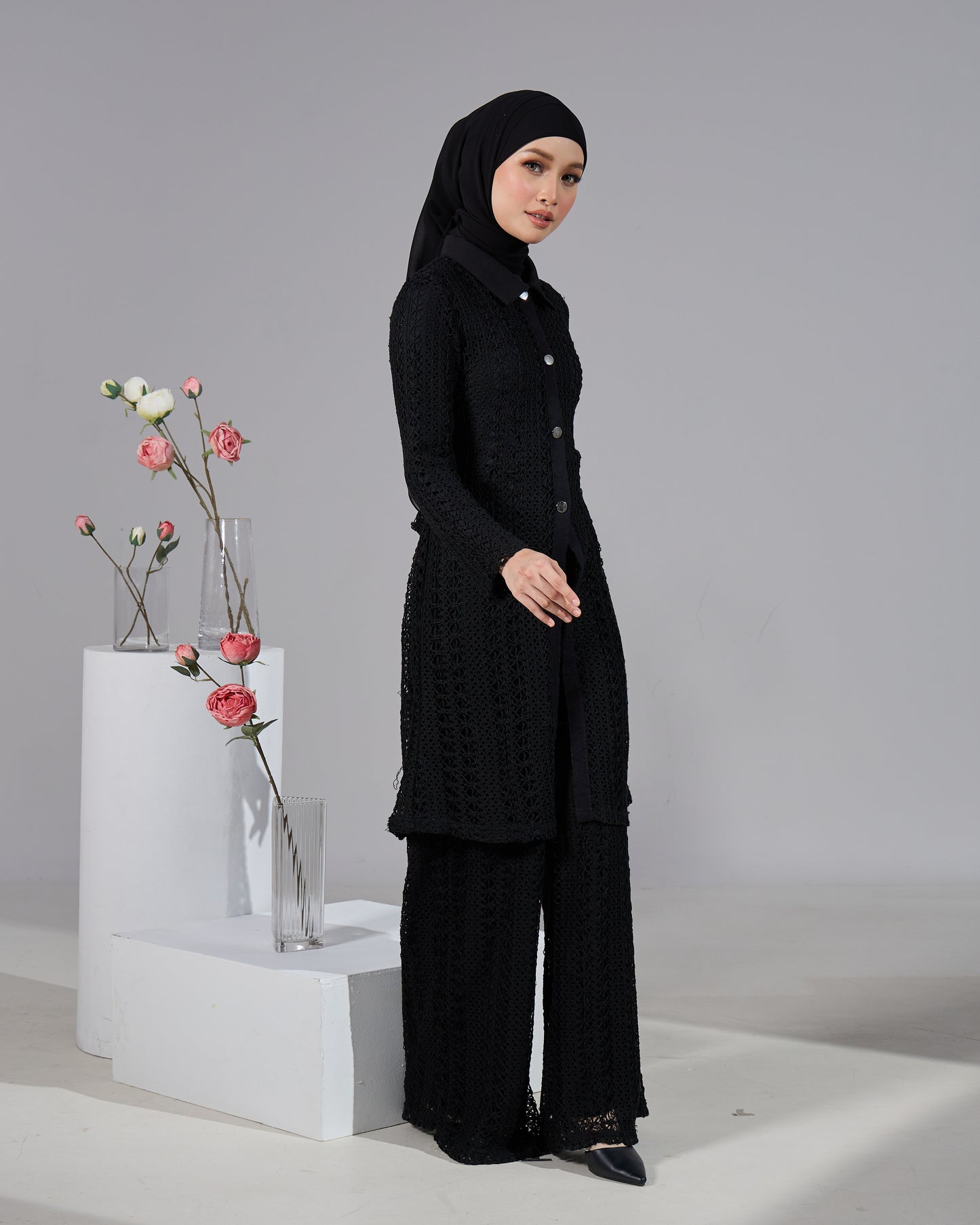 KATRIS KNIT SET (BLACK)