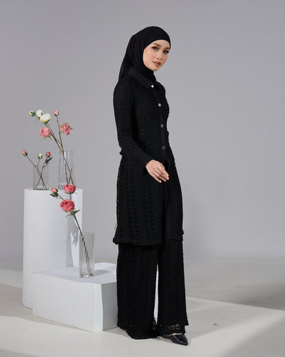 KATRIS KNIT SET (BLACK)