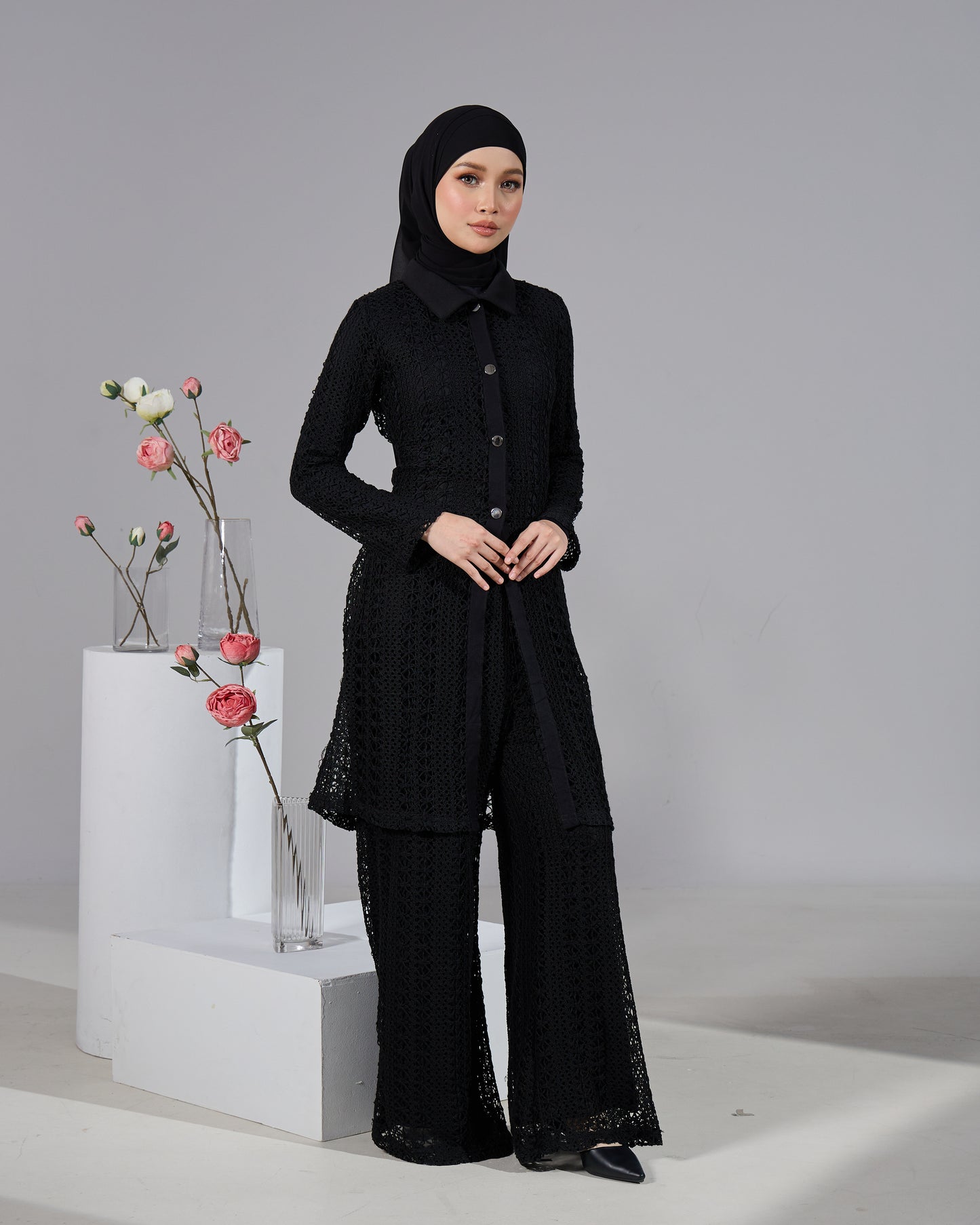 KATRIS KNIT SET (BLACK)