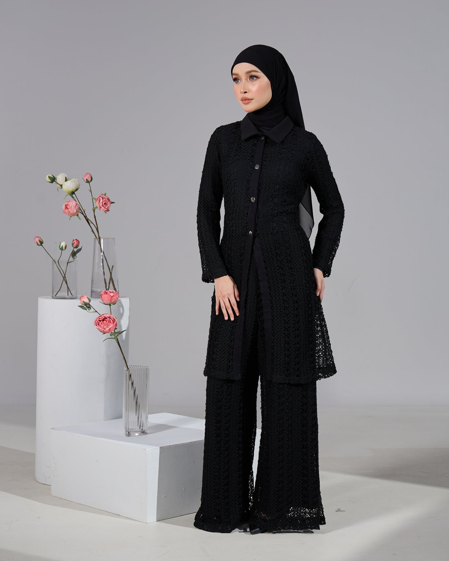 KATRIS KNIT SET (BLACK)