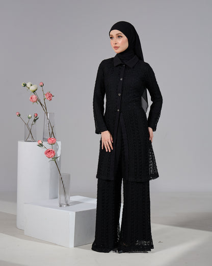 KATRIS KNIT SET (BLACK)