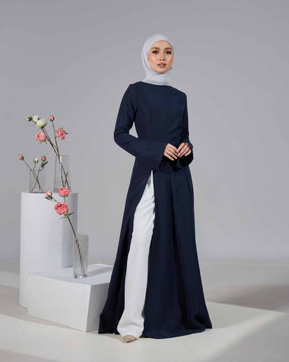 VELORA DRESS (NAVY BLUE)