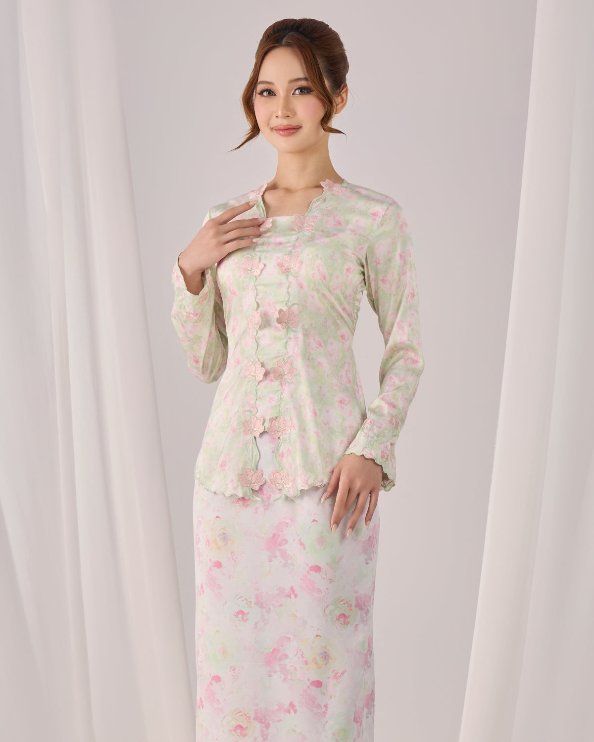 FLOREA MINI KEBAYA (MATCHA)