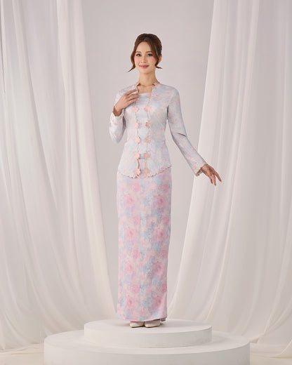 MINOR DEFECT FLOREA MINI KEBAYA (BLUE PINK)