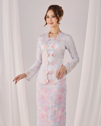 MINOR DEFECT FLOREA MINI KEBAYA (BLUE PINK)