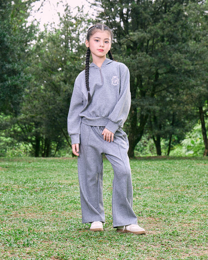 MINOR DEFECT AERA KIDS HOODIES (GREY)