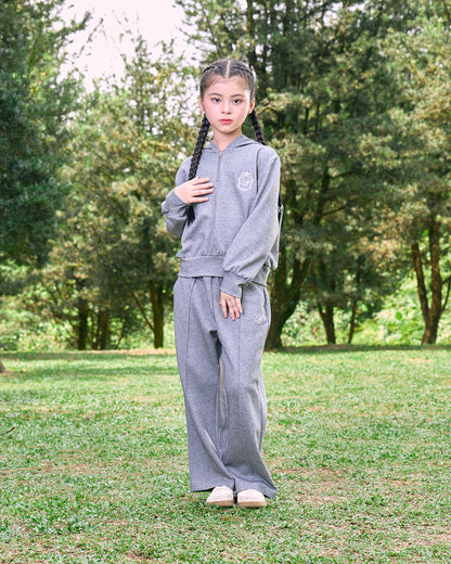 MINOR DEFECT AERA KIDS HOODIES (GREY)