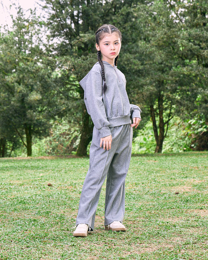 MINOR DEFECT AERA KIDS HOODIES (GREY)