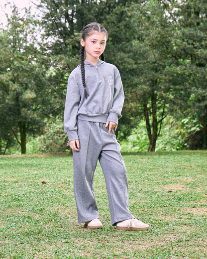 MINOR DEFECT AERA KIDS HOODIES (GREY)