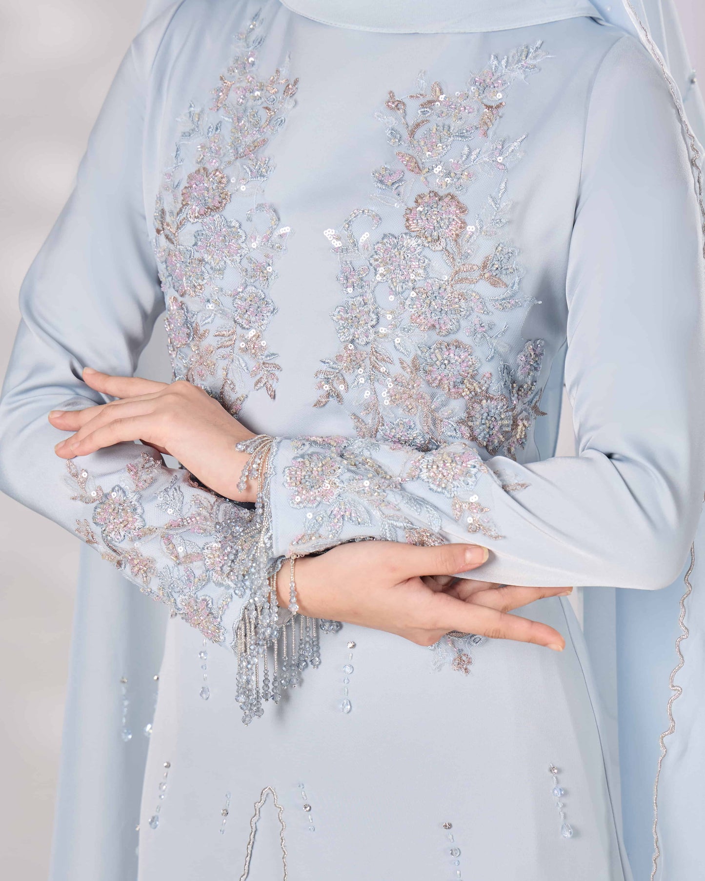 MINOR DEFECT MAHIRA KURUNG (POWDER BLUE)