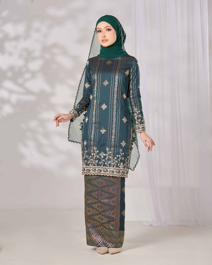 MINOR DEFECT DAHLIA KURUNG (EMERALD GREEN)