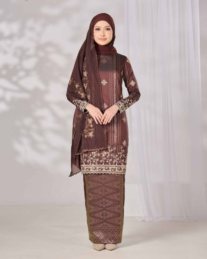 MINOR DEFECT DAHLIA KURUNG (BROWN)