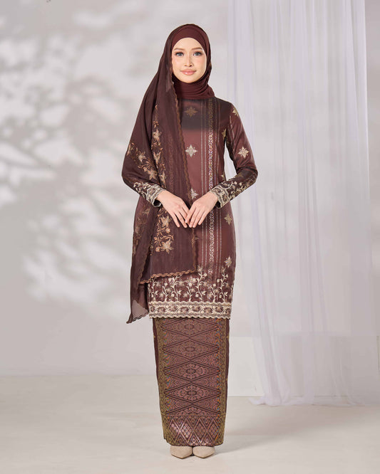 MINOR DEFECT DAHLIA KURUNG (BROWN)