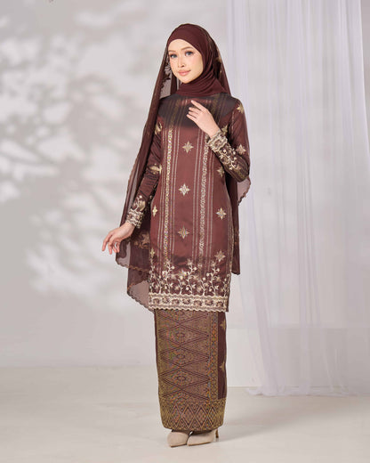 MINOR DEFECT DAHLIA KURUNG (BROWN)