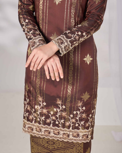 MINOR DEFECT DAHLIA KURUNG (BROWN)