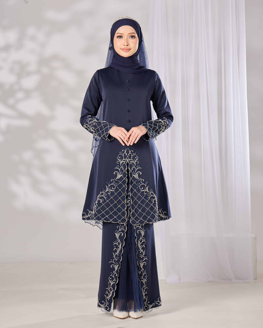 MINOR DEFECT CEMPAKA KURUNG (NAVY BLUE)