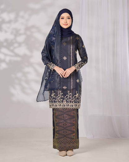 DAHLIA KURUNG (NAVY BLUE)