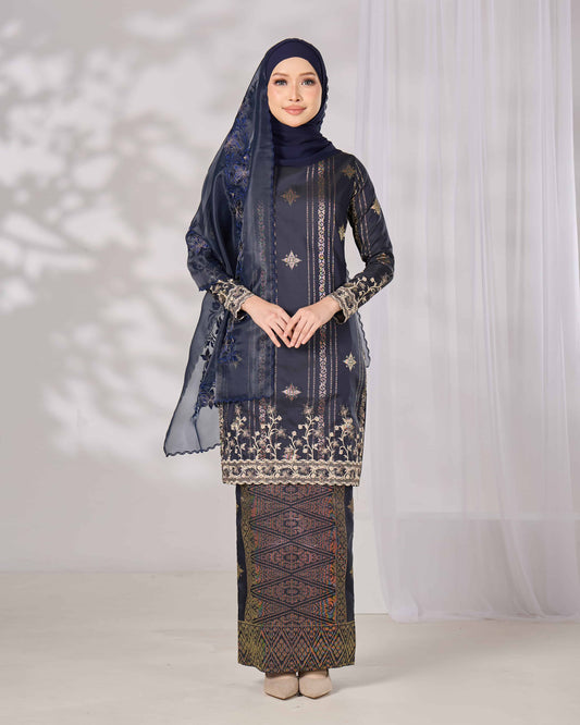 DAHLIA KURUNG (NAVY BLUE)