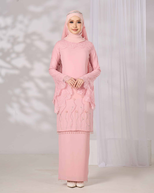 MINOR DEFECT HELIANA KURUNG (DUSTY PINK)
