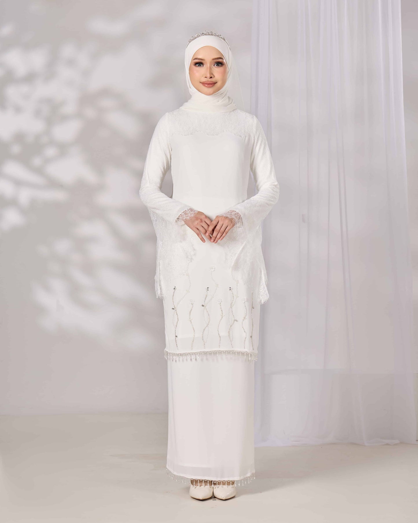 MINOR DEFECT HELIANA KURUNG (OFF WHITE)