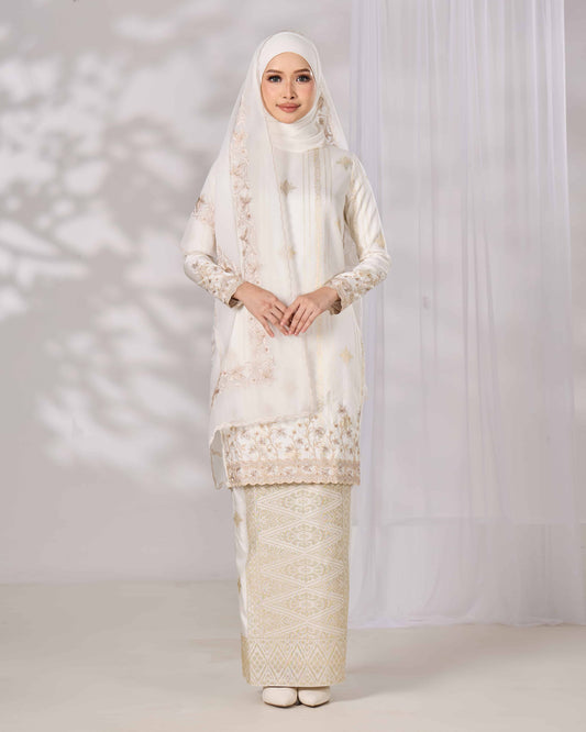 MINOR DEFECT DAHLIA KURUNG (OFF WHITE)