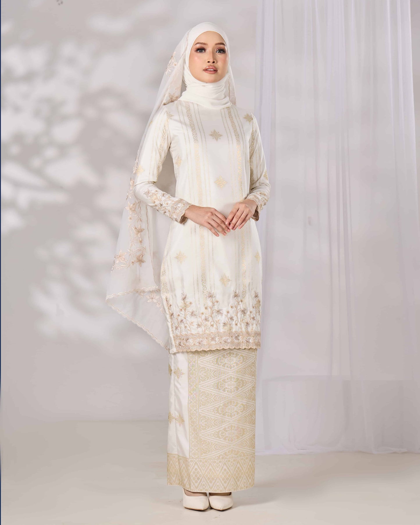 MINOR DEFECT DAHLIA KURUNG (OFF WHITE)