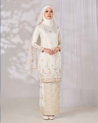 MINOR DEFECT DAHLIA KURUNG (OFF WHITE)