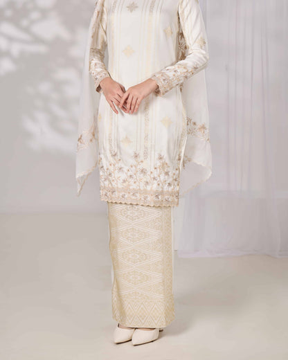 MINOR DEFECT DAHLIA KURUNG (OFF WHITE)