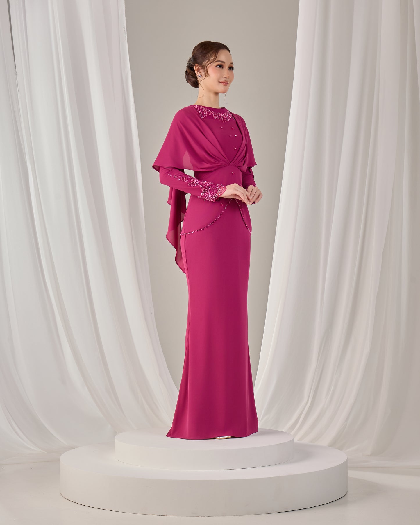 NAHLIA KURUNG (DARK FUCHSIA)