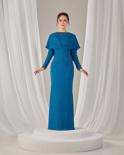 NAHLIA KURUNG (TEAL BLUE)