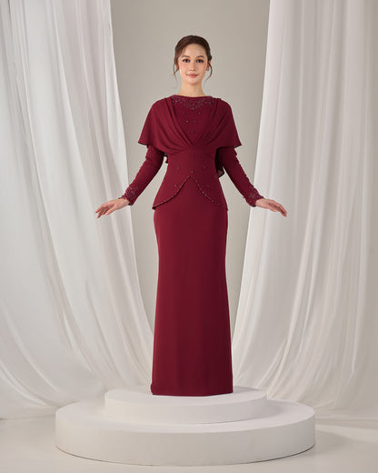 NAHLIA KURUNG (BURGUNDY)