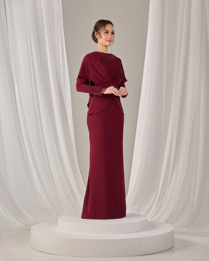 NAHLIA KURUNG (BURGUNDY)