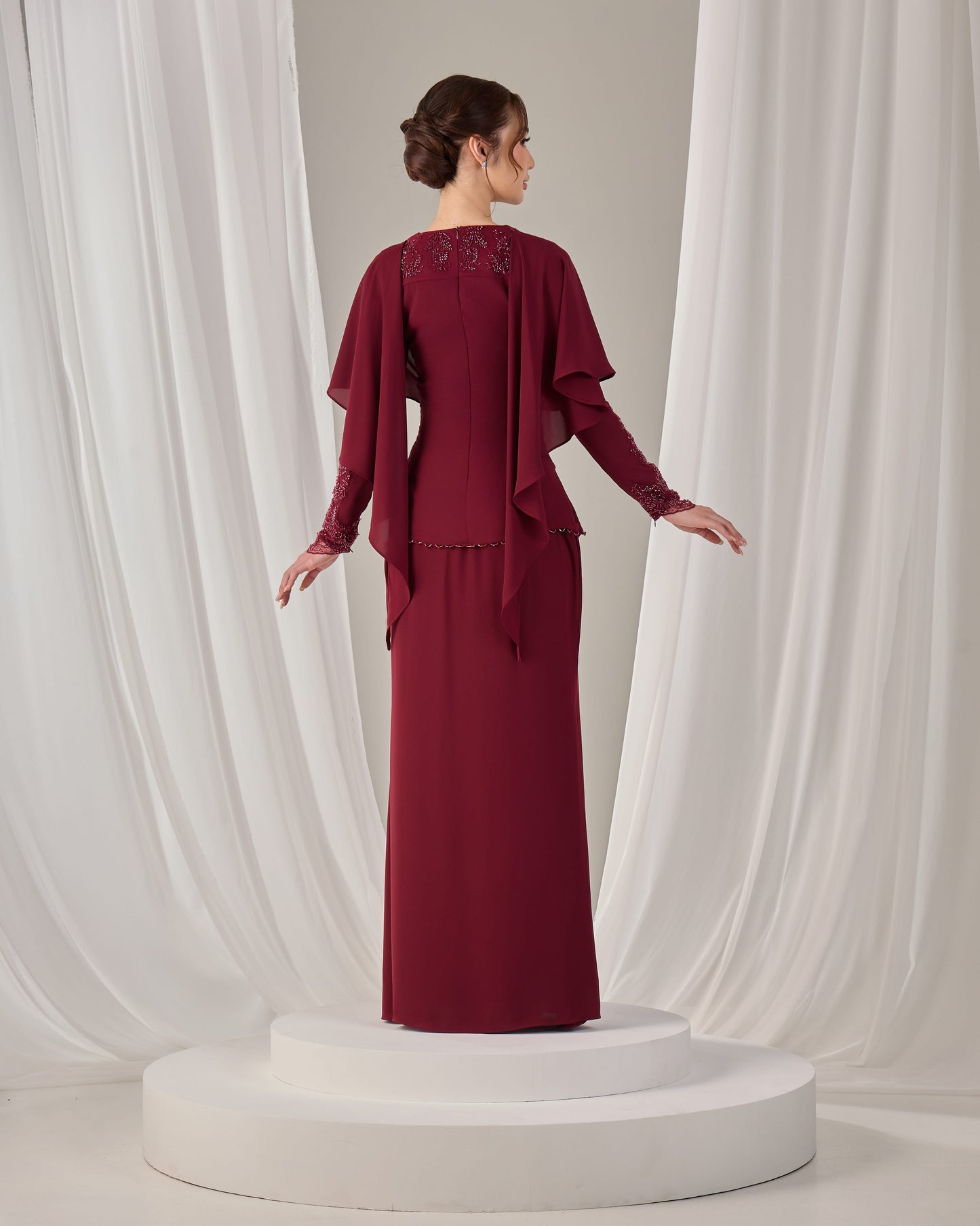 NAHLIA KURUNG (BURGUNDY)