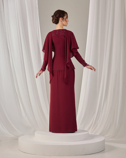 NAHLIA KURUNG (BURGUNDY)