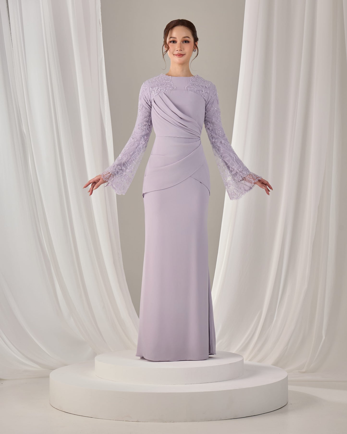 NARISSA DRESS (MAUVE)