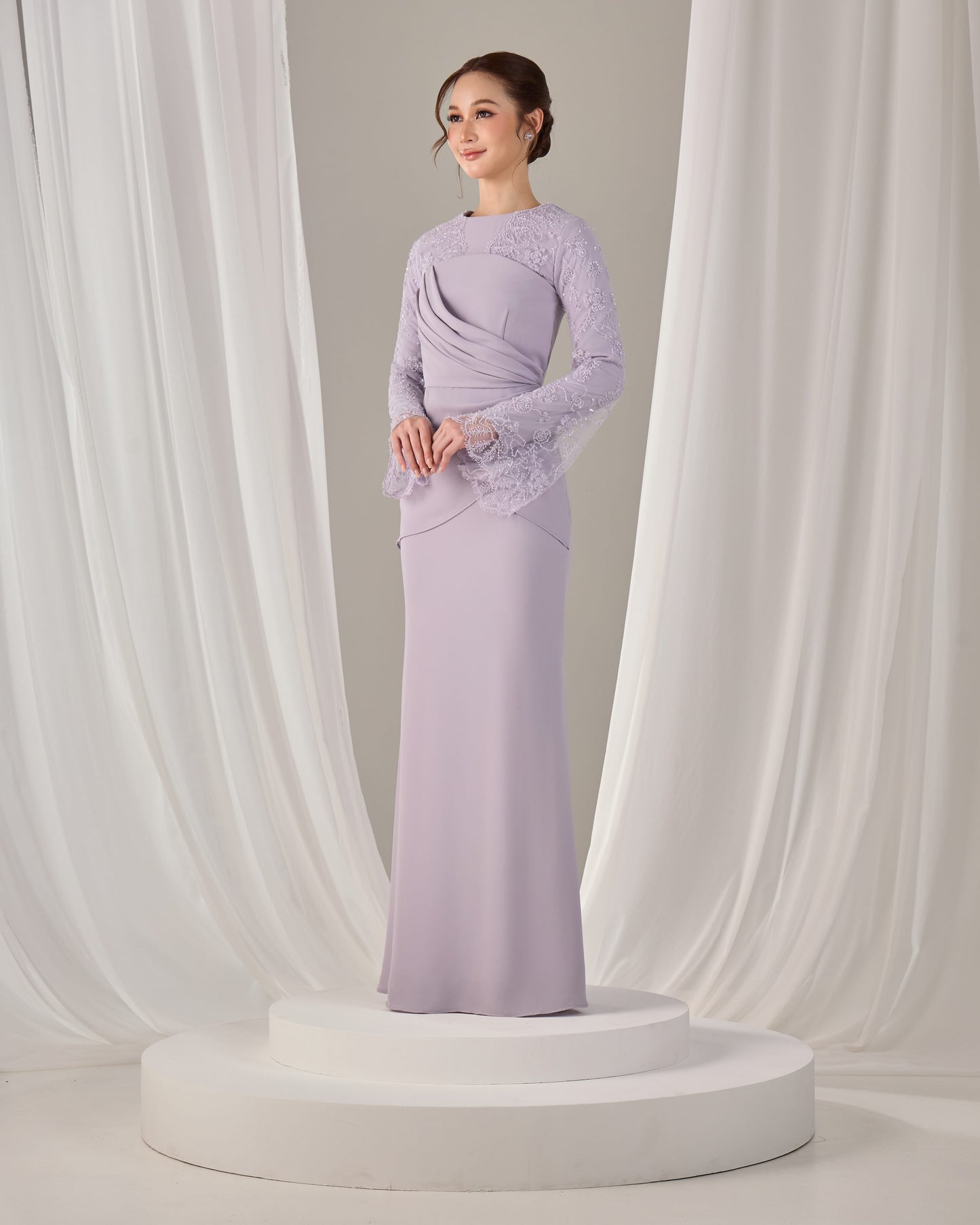 NARISSA DRESS (MAUVE)