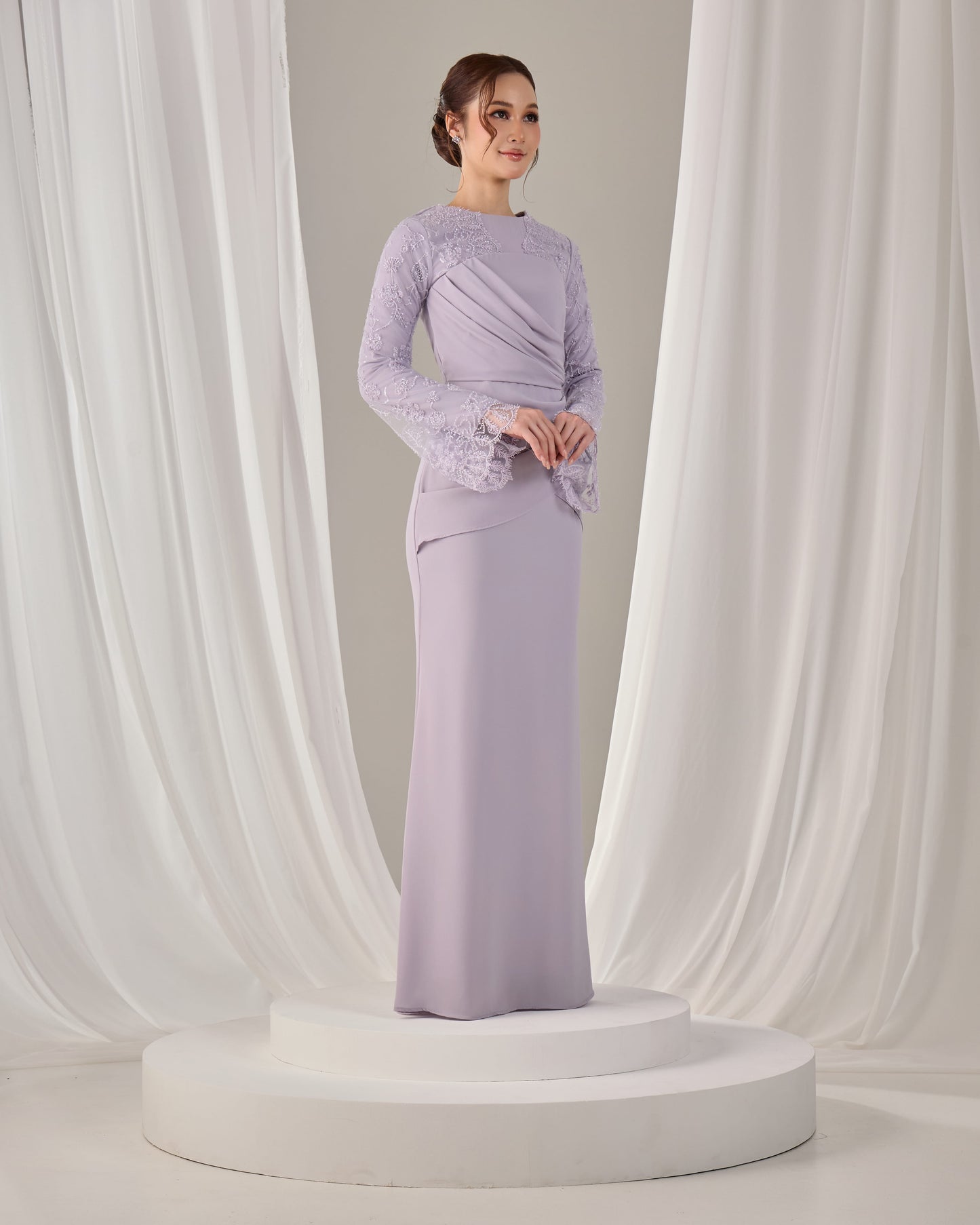NARISSA DRESS (MAUVE)