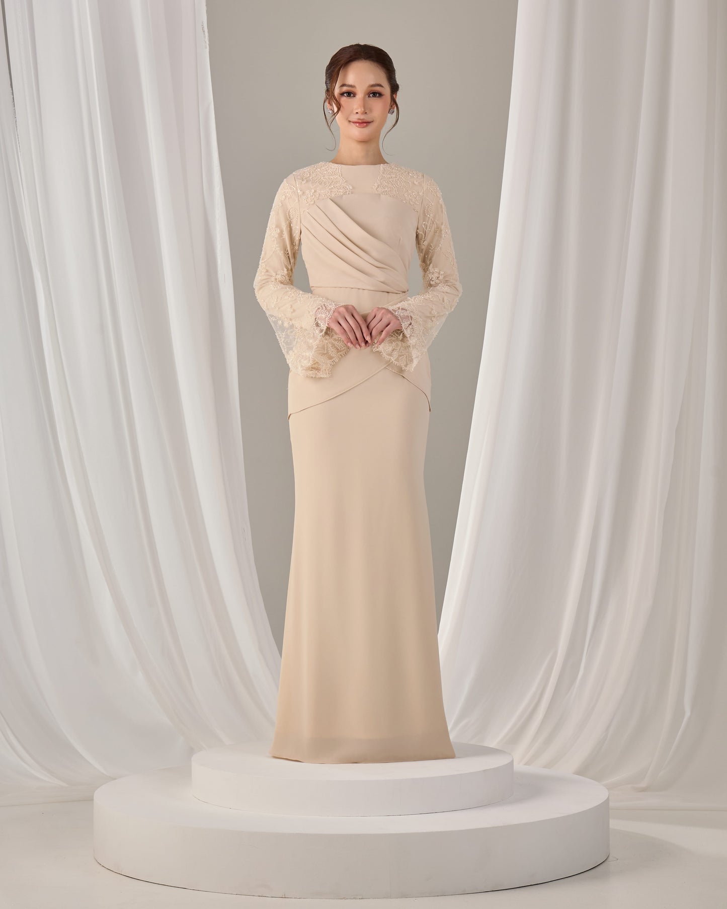 NARISSA DRESS (CHAMPAGNE)
